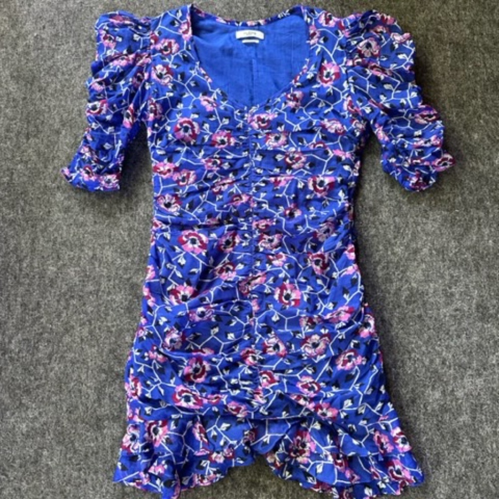 ISABEL MARANT Etoile Women's- Puff- Sireny- Floral- Ruched Dress